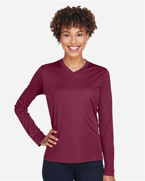Women's Zone Performance Long Sleeve T-Shirt | USA Decoration