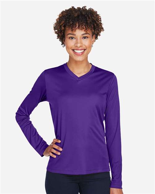 Women's Zone Performance Long Sleeve T-Shirt | USA Decoration