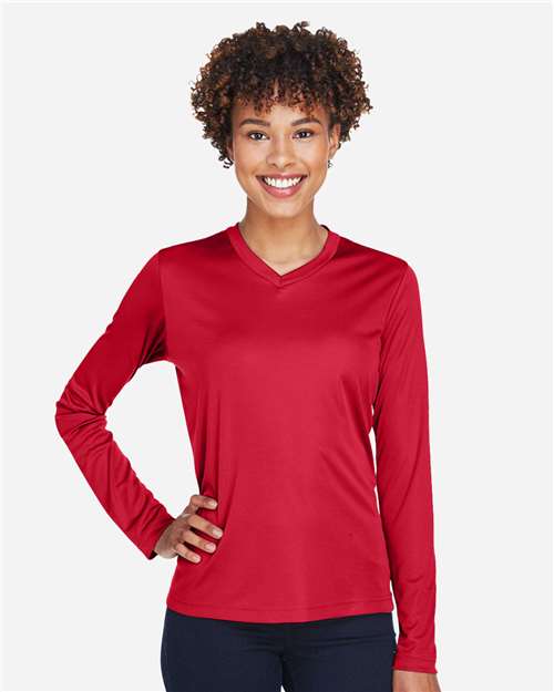 Women's Zone Performance Long Sleeve T-Shirt | USA Decoration