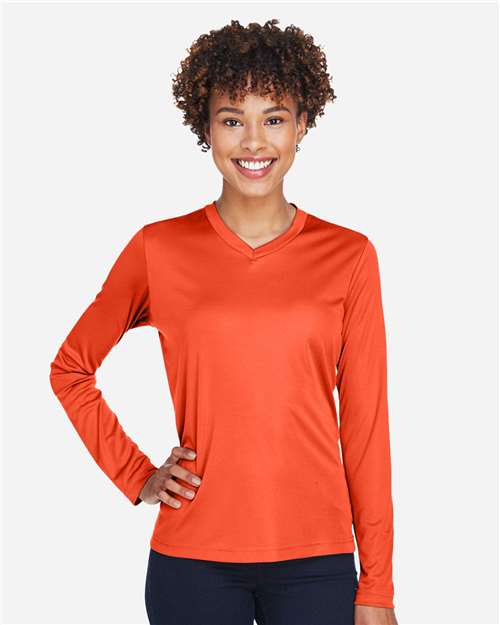 Women's Zone Performance Long Sleeve T-Shirt | USA Decoration