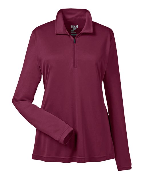 Women's Zone Performance Quarter-Zip Pullover | USA Decoration