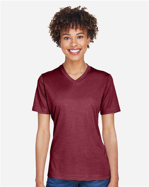 Women's Sonic Heather Performance T-Shirt | USA Decoration