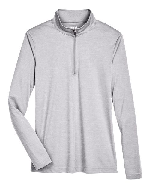 Women's Zone Sonic Heather Performance Quarter-Zip Pullover | USA Decoration