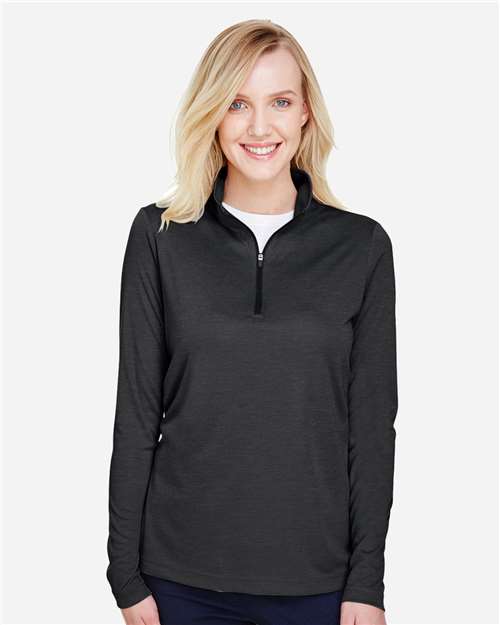 Women's Zone Sonic Heather Performance Quarter-Zip Pullover | USA Decoration