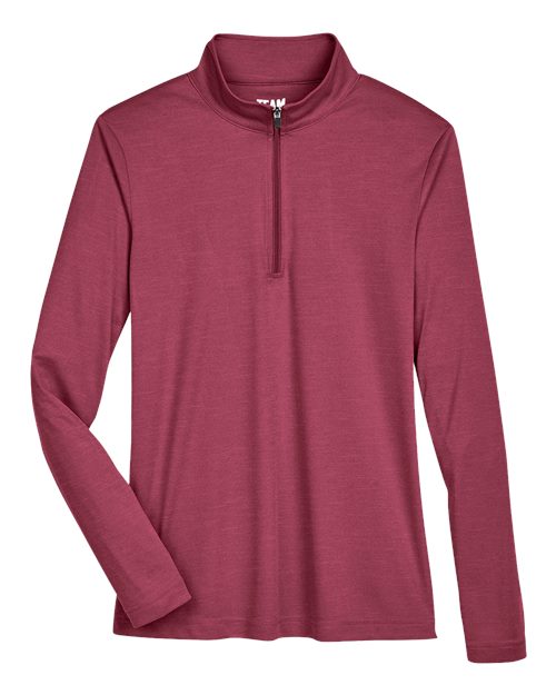 Women's Zone Sonic Heather Performance Quarter-Zip Pullover | USA Decoration