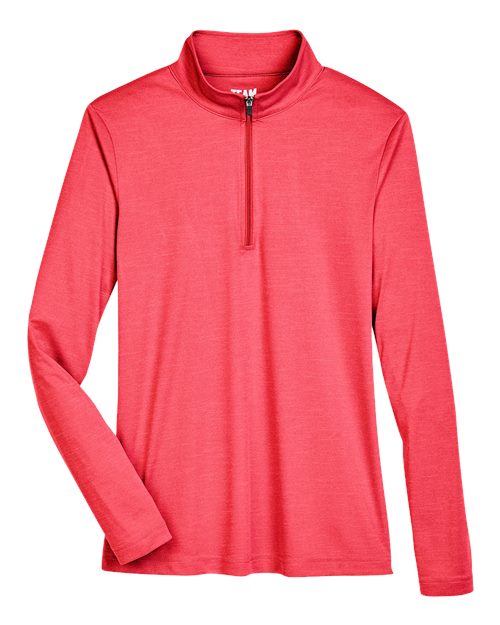 Women's Zone Sonic Heather Performance Quarter-Zip Pullover | USA Decoration