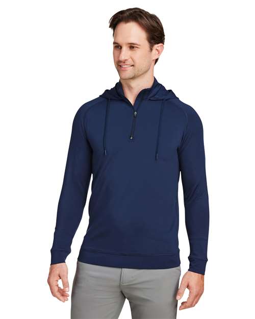 Vandyke Quarter-Zip Pullover Hooded Sweatshirt | USA Decoration
