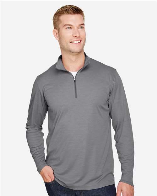 Zone Sonic Heather Performance Quarter-Zip Pullover | USA Decoration