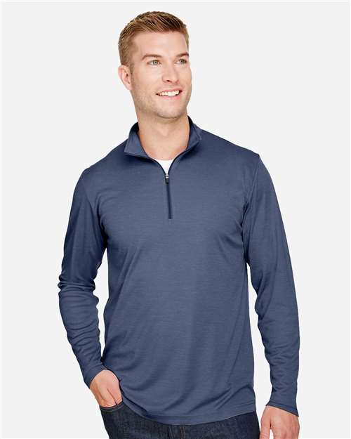 Zone Sonic Heather Performance Quarter-Zip Pullover | USA Decoration