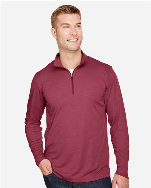 Zone Sonic Heather Performance Quarter-Zip Pullover | USA Decoration