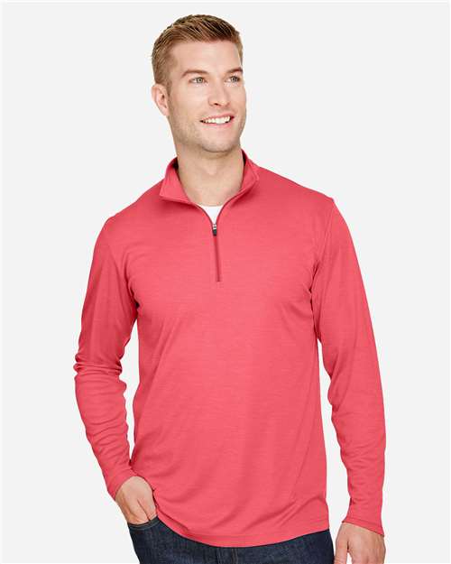 Zone Sonic Heather Performance Quarter-Zip Pullover | USA Decoration