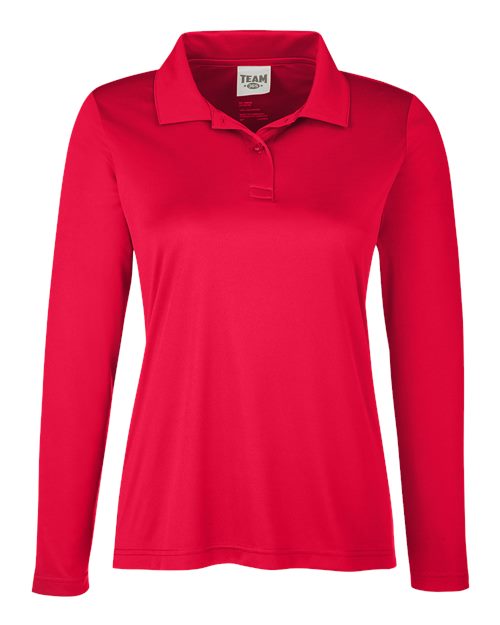 Women's Zone Performance Long Sleeve Polo | USA Decoration