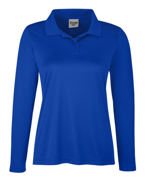 Women's Zone Performance Long Sleeve Polo | USA Decoration