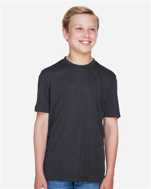 Youth Sonic Heather Performance T-Shirt | USA Decoration