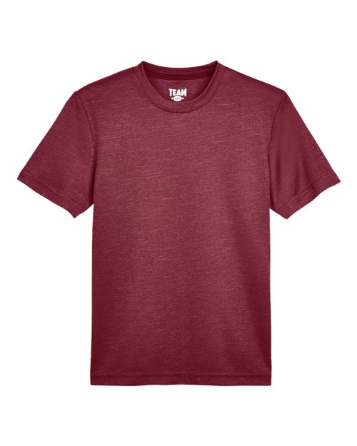 Youth Sonic Heather Performance T-Shirt | USA Decoration