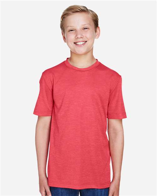 Youth Sonic Heather Performance T-Shirt | USA Decoration