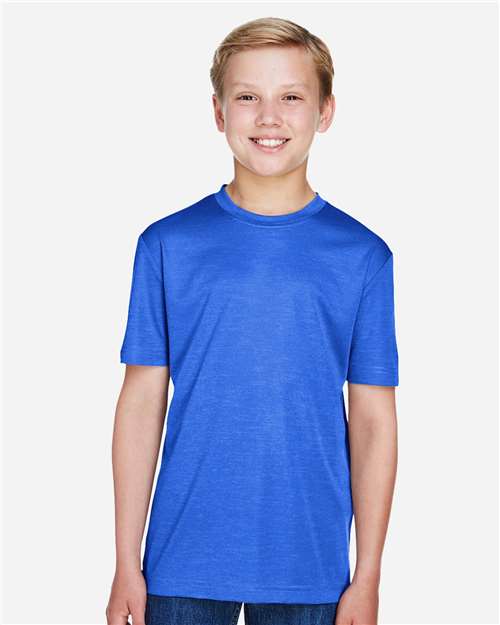 Youth Sonic Heather Performance T-Shirt | USA Decoration