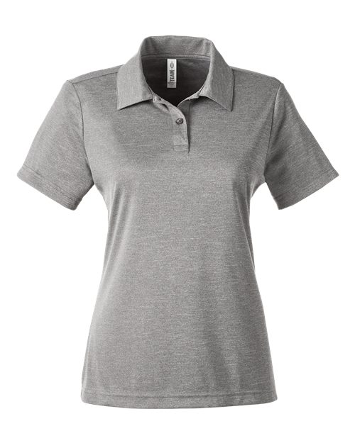 Women's Zone Sonic Heather Performance Polo | USA Decoration