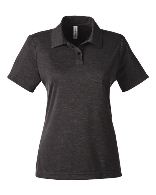 Women's Zone Sonic Heather Performance Polo | USA Decoration