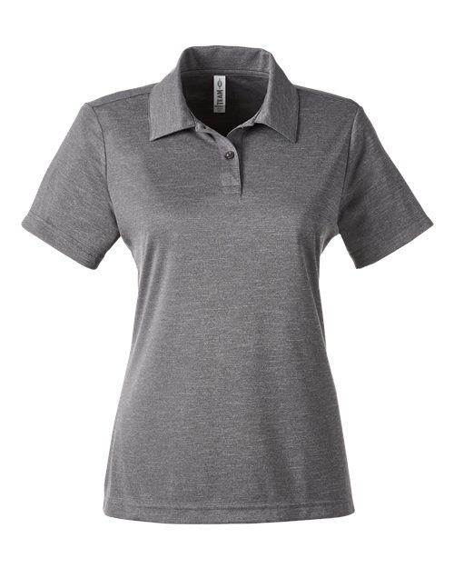 Women's Zone Sonic Heather Performance Polo | USA Decoration