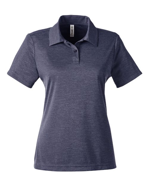 Women's Zone Sonic Heather Performance Polo | USA Decoration