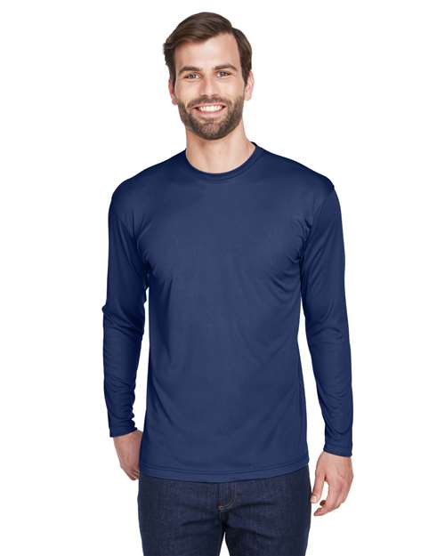 Cool & Dry Sport Long Sleeve Performance Interlock T-Shirt | USA Decoration