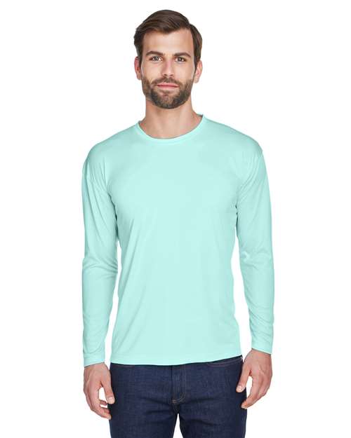 Cool & Dry Sport Long Sleeve Performance Interlock T-Shirt | USA Decoration