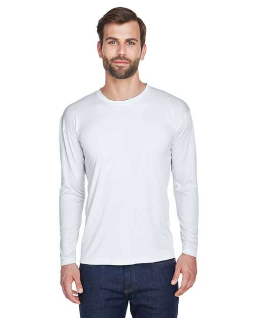 Cool & Dry Sport Long Sleeve Performance Interlock T-Shirt | USA Decoration