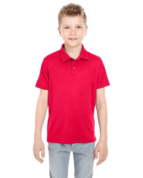 Youth Cool & Dry Mesh Piqué Polo | USA Decoration