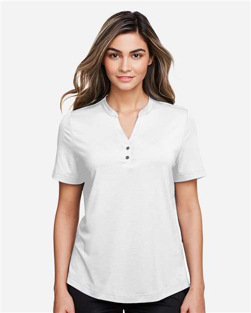 Women's JAQ Snap-Up Stretch Performance Polo | USA Decoration