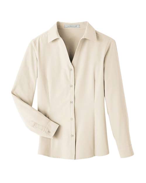 Women's Bradley Performance Woven Shirt | USA Decoration