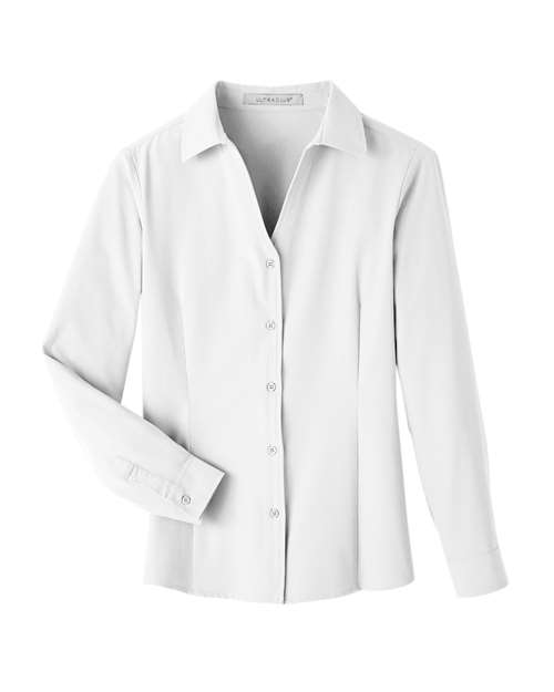 Women's Bradley Performance Woven Shirt | USA Decoration