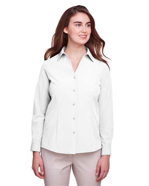 Women's Bradley Performance Woven Shirt | USA Decoration
