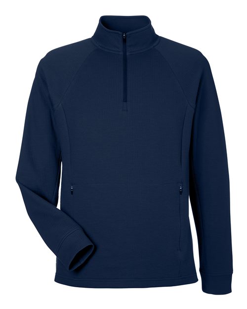 Rhythm Waffle Quarter-Zip Pullover | USA Decoration