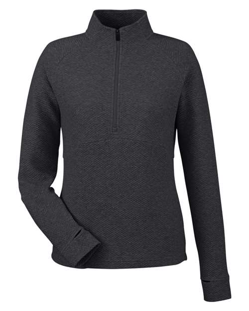 Women's Spirit Textured Quarter-Zip Pullover | USA Decoration