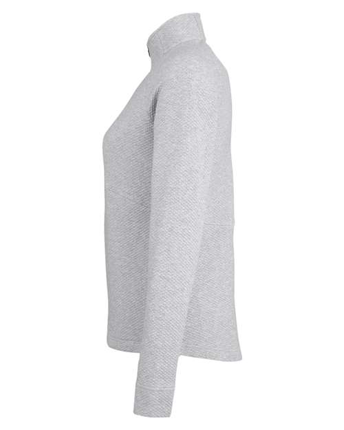 Women's Spirit Textured Quarter-Zip Pullover | USA Decoration