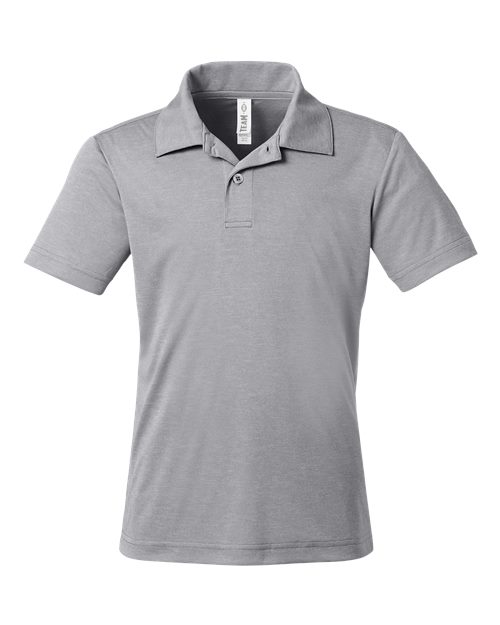 Youth Zone Sonic Heather Performance Polo | USA Decoration