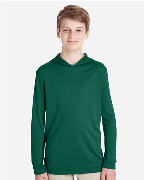 Youth Zone Performance Hooded T-Shirt | USA Decoration