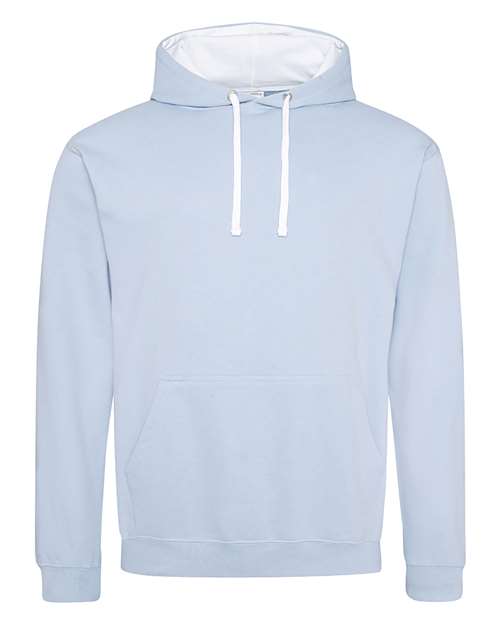 Midweight Varsity Contrast Hooded Sweatshirt | USA Decoration