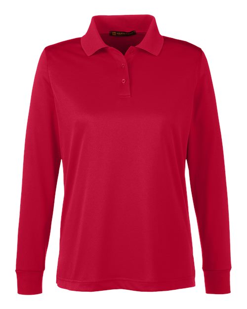 Women's Advantage Snag Protection Plus IL Long Sleeve Polo | USA Decoration