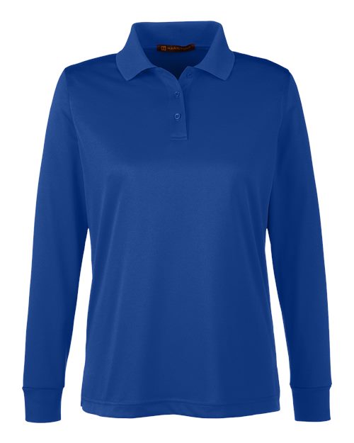 Women's Advantage Snag Protection Plus IL Long Sleeve Polo | USA Decoration
