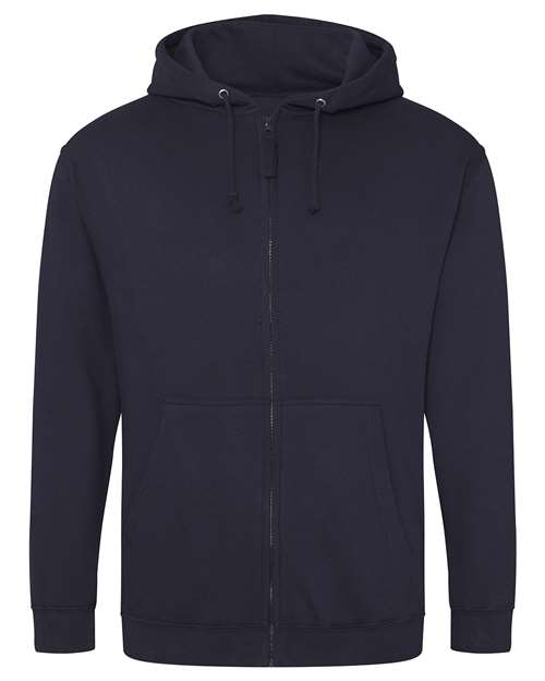 Midweight College Full-Zip Hooded Sweatshirt | USA Decoration