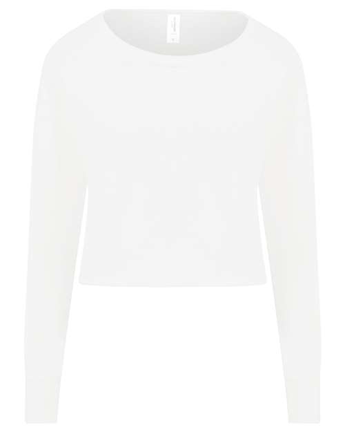 Women's Cropped Pullover Sweatshirt | USA Decoration