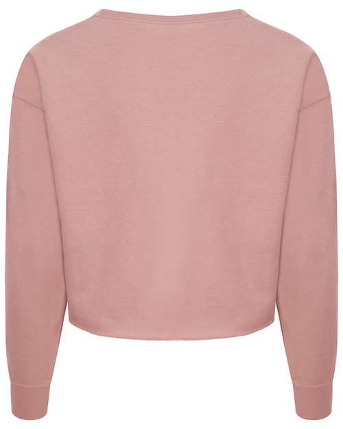 Women's Cropped Pullover Sweatshirt | USA Decoration