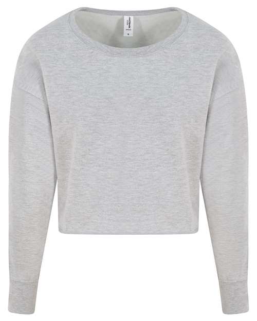 Women's Cropped Pullover Sweatshirt | USA Decoration