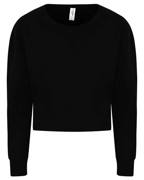 Women's Cropped Pullover Sweatshirt | USA Decoration