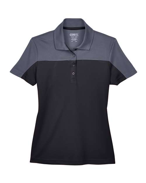 Women's Balance Colorblock Performance Piqué Polo | USA Decoration