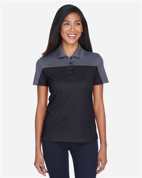 Women's Balance Colorblock Performance Piqué Polo | USA Decoration