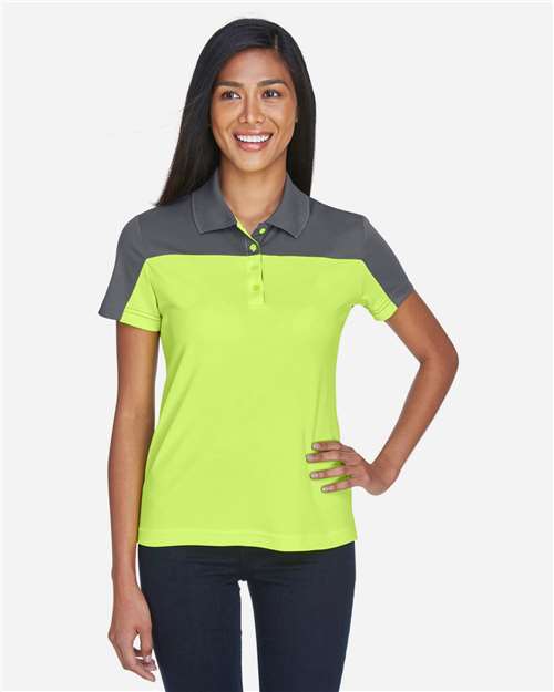 Women's Balance Colorblock Performance Piqué Polo | USA Decoration