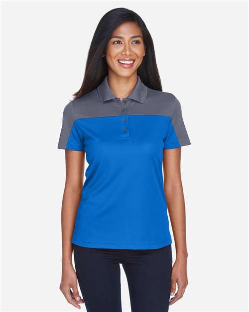 Women's Balance Colorblock Performance Piqué Polo | USA Decoration